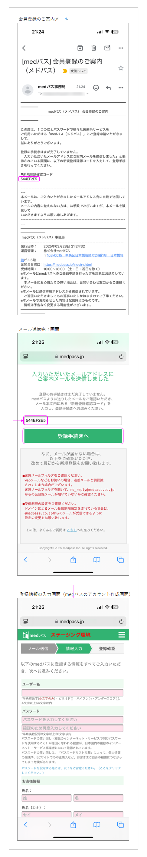 新規登録パターン３
